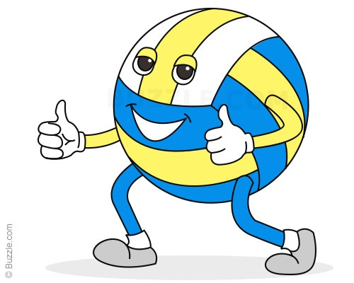 volleyball funny cartoon - Clip Art Library