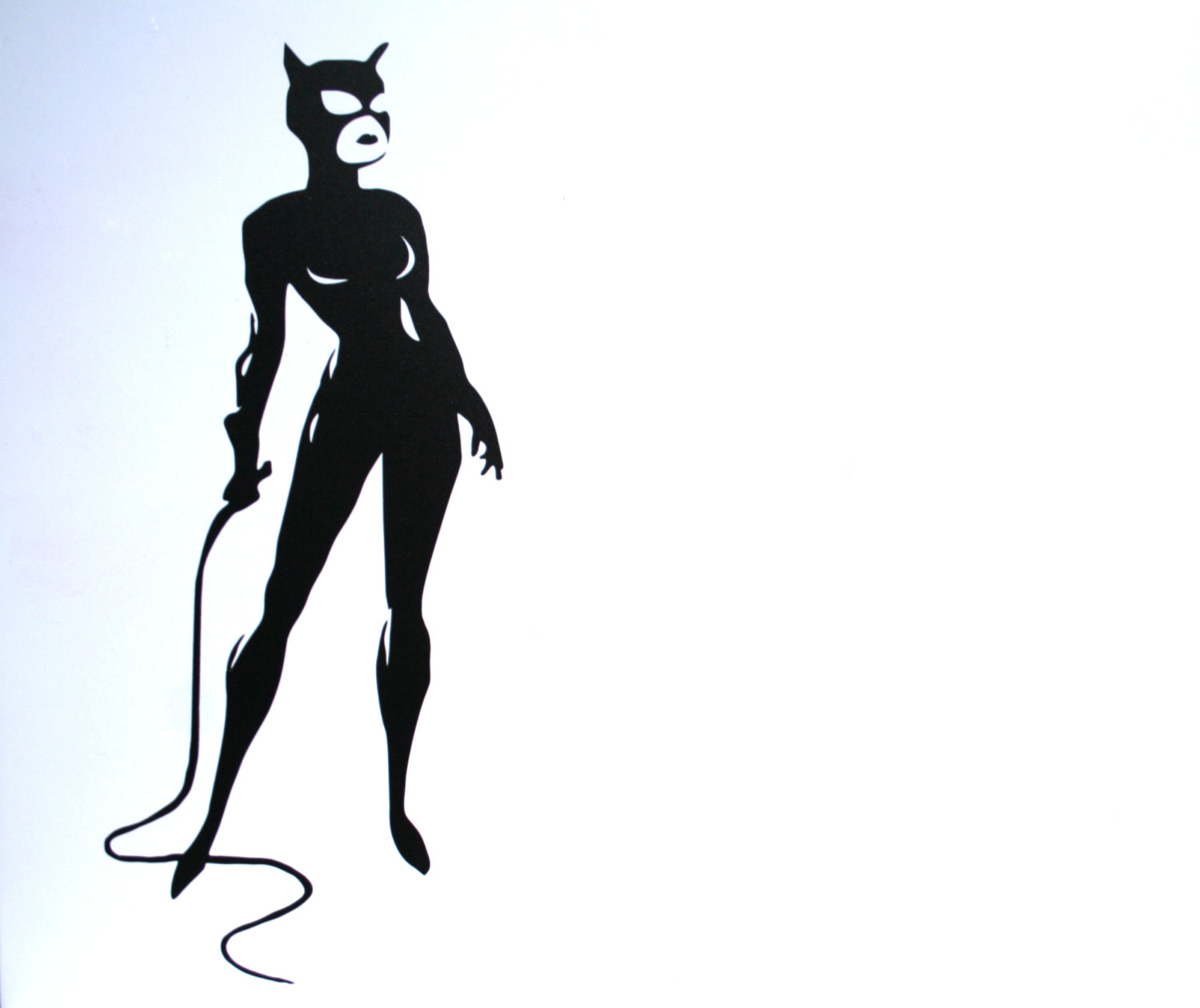 8 Catwoman Silhouette Selina Kyle Batman Vinyl Logo by GaltGrafix