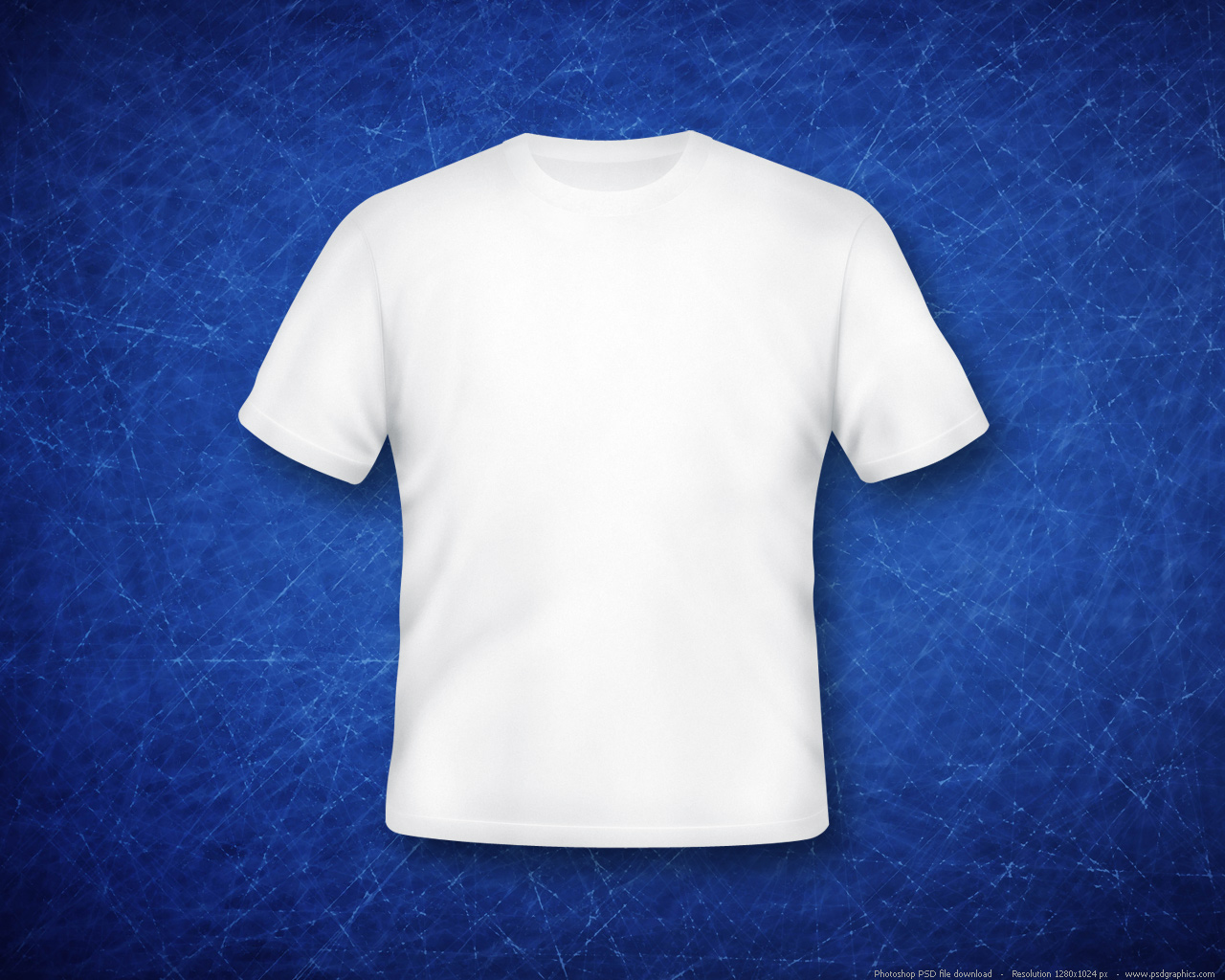 Blank white T-shirt (PSD) | PSDGraphics