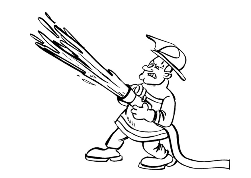 Fire-fighter-coloring-17 | Free Coloring Page Site