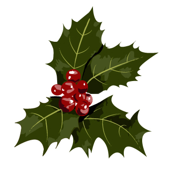 Christmas Holly by Roscofox on Clipart library