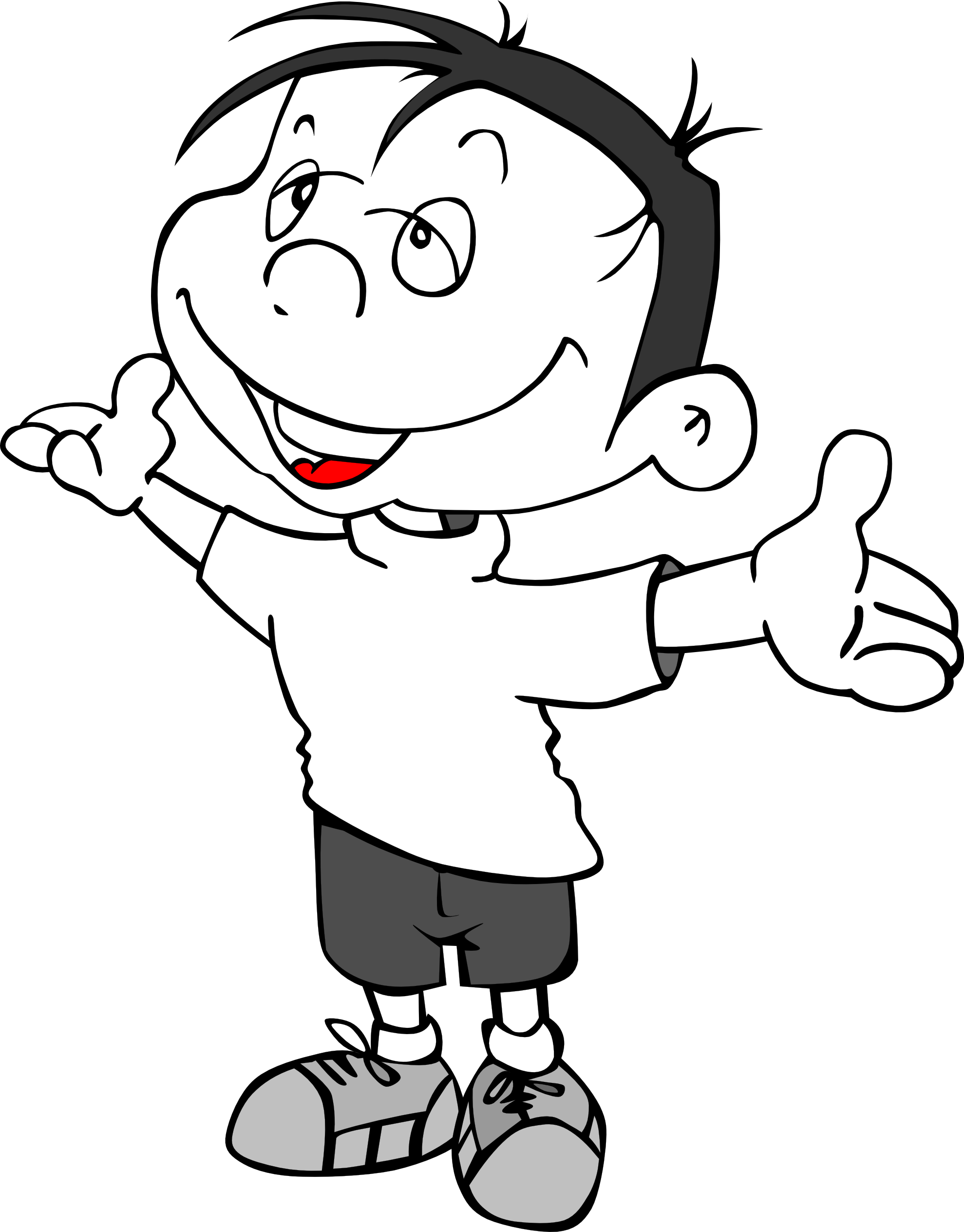 boy black white line art coloring book colouring hunky dory SVG 