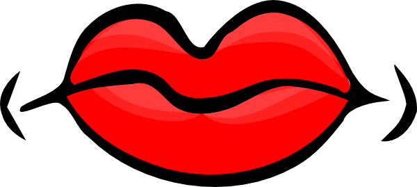 Red Lips Art Wallpaper - Clipart library - Clipart library