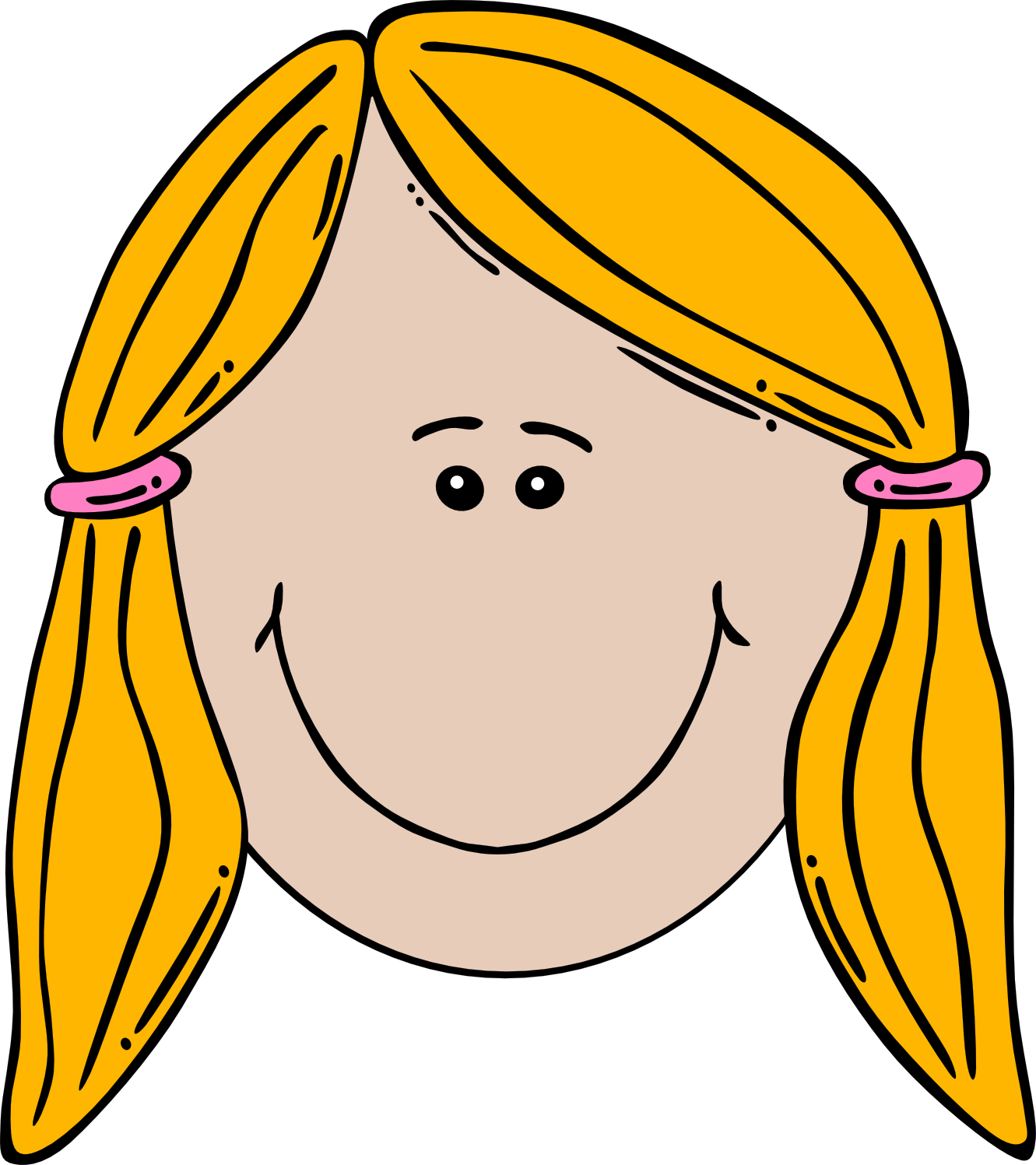 Clipartist Clip Art Girl Face Cartoon Openclipart Car Pictures
