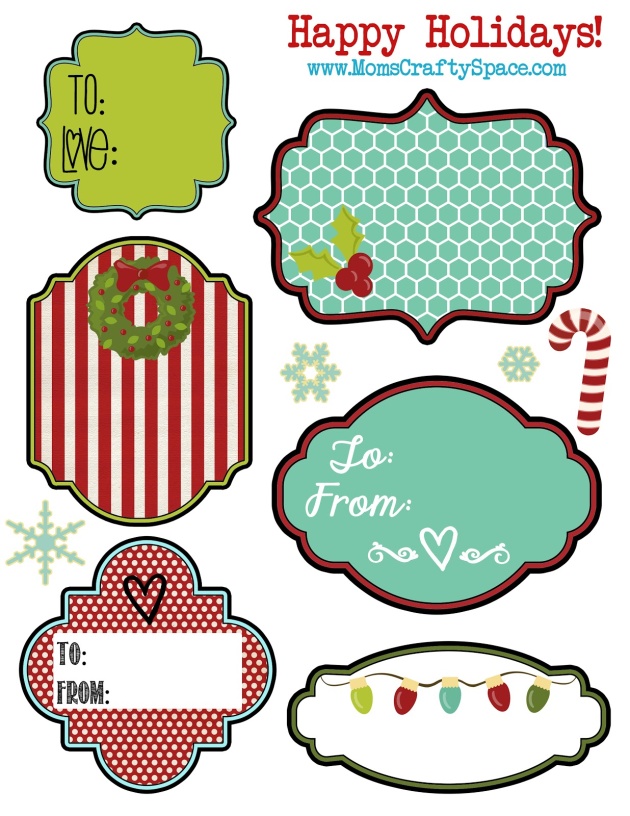 Free Printable Holiday Gift Labels and Tags | Worldlabel Blog