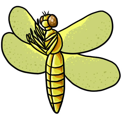 50 FREE Dragonfly Clip Art 23