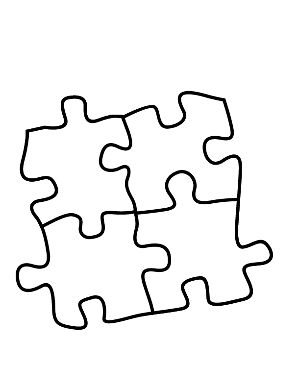 puzzle piece Colouring Pages