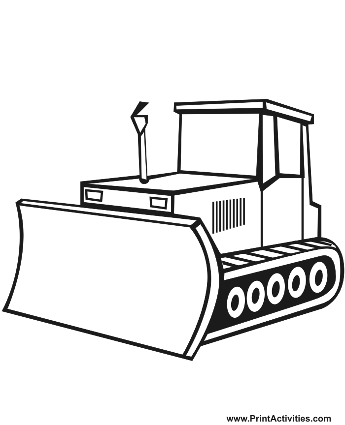 Bulldozers Coloring Pages - Free Printable Coloring Pages | Free 