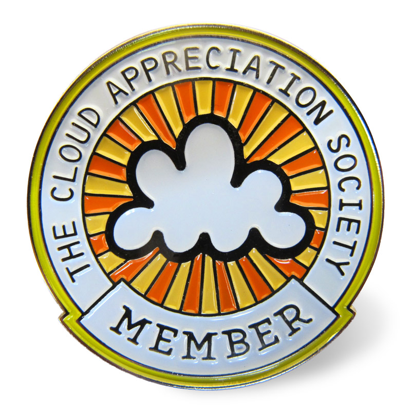Enamel Membership Badge | The Cloud Appreciation Society
