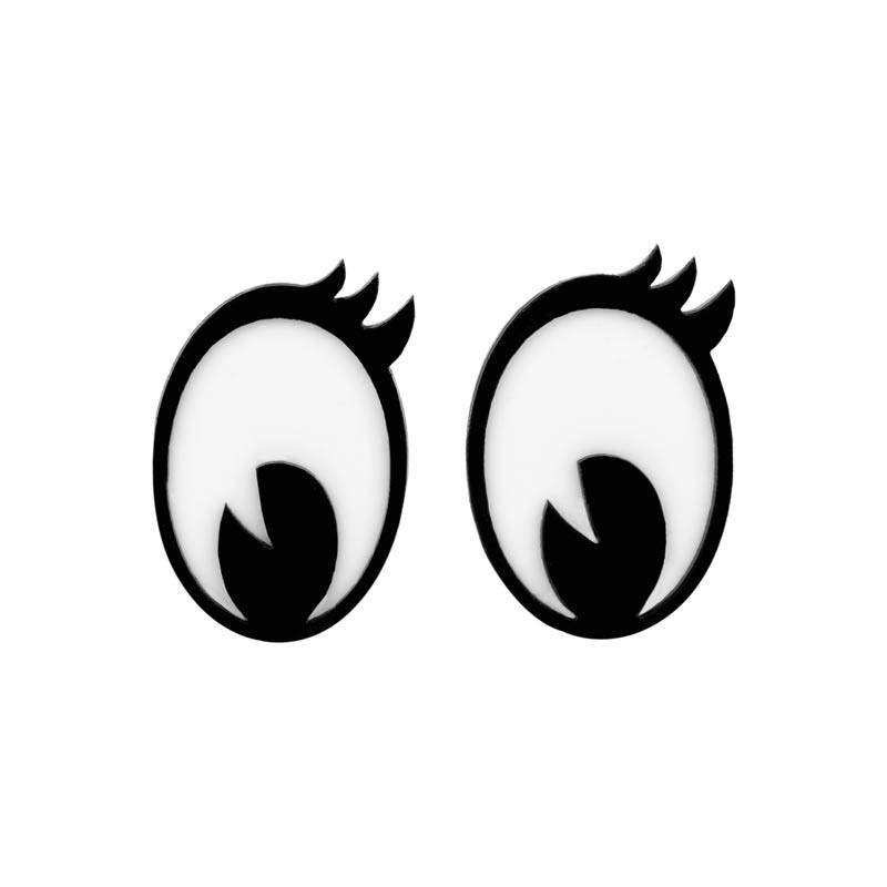 Tatty Devine Cartoon Eyes Ring Set