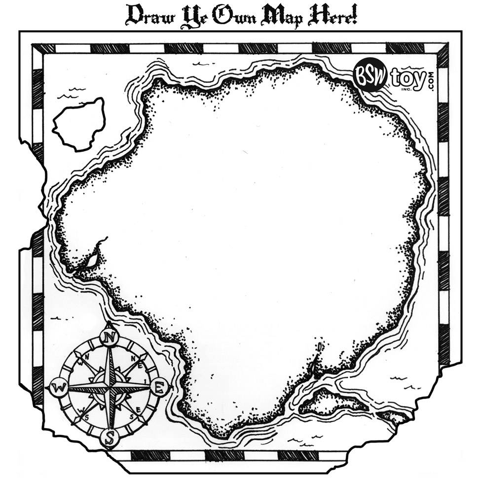 Free Treasure Map Outline, Download Free Treasure Map Outline png