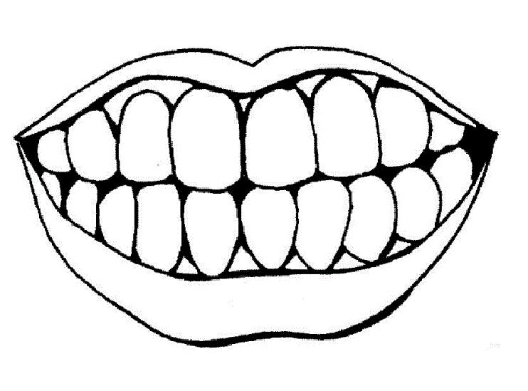 Teeth Black And White Clip Art Clip Art Library Clipart are graphic elements which are used to create a design. clipart library