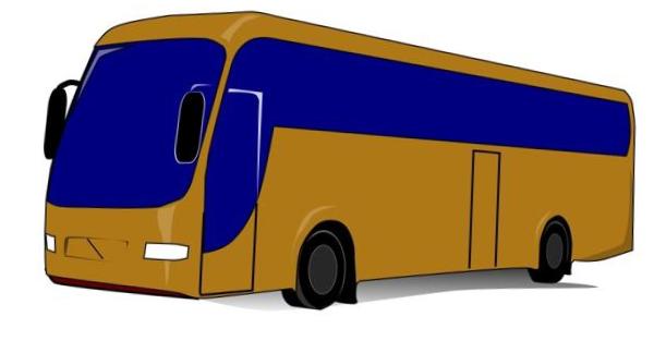 charter bus clipart - photo #6