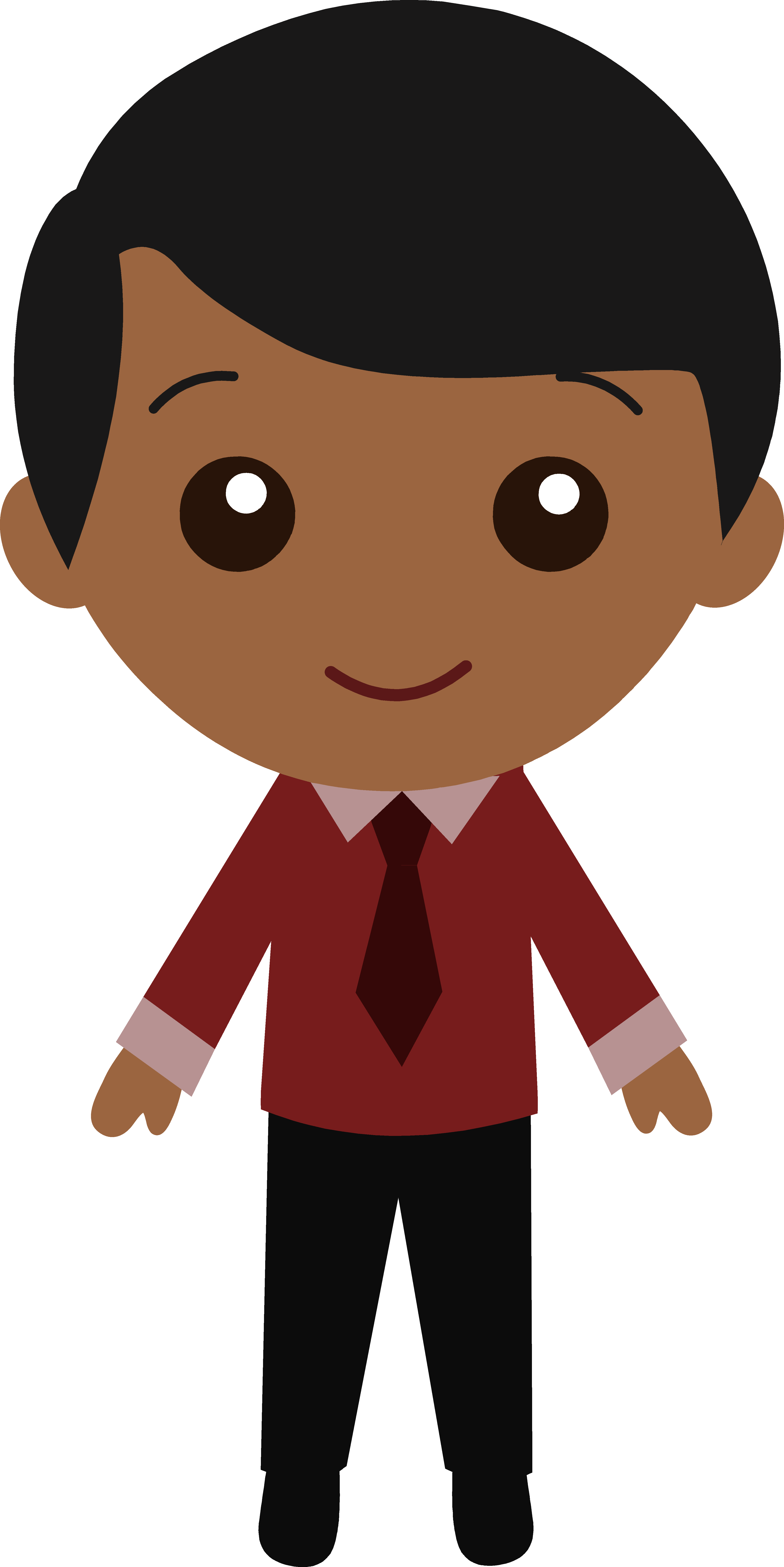 Free Black Cartoon Man Transparent, Download Free Black Cartoon Man  Transparent png images, Free ClipArts on Clipart Library