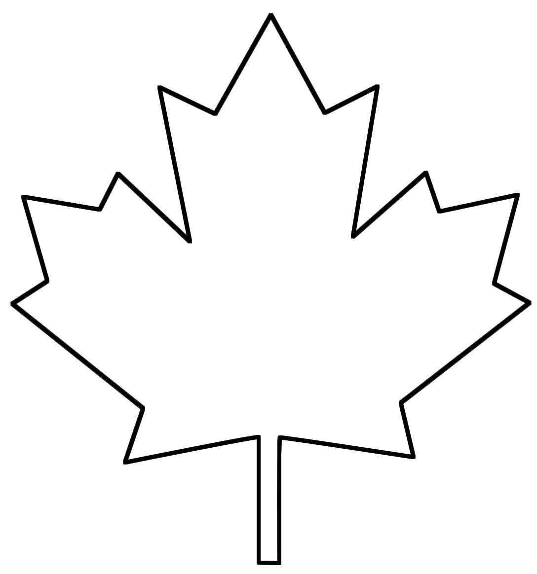 maple leaf template | barns | Clipart library