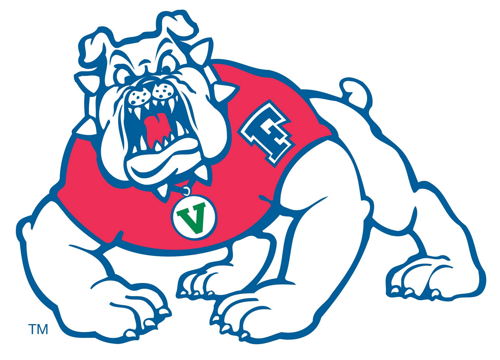California State University   Fresno Bulldog Logo Vector Free 