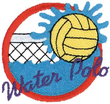 Water Polo Splash Embroidery Design - Clipart library - Clipart library