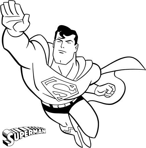 superman outline