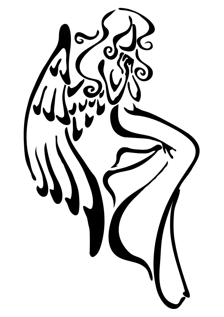 Free Angel Outline Drawing, Download Free Angel Outline Drawing png