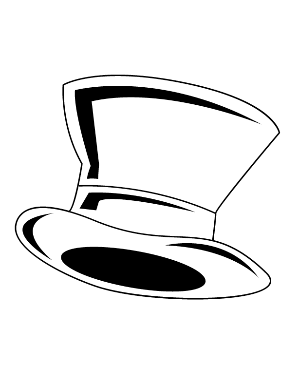 Abraham Lincoln Hat And Beard Template