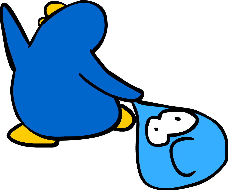 Image - Puffle Bowling Old Blue Penguin.PNG - Club Penguin Wiki 