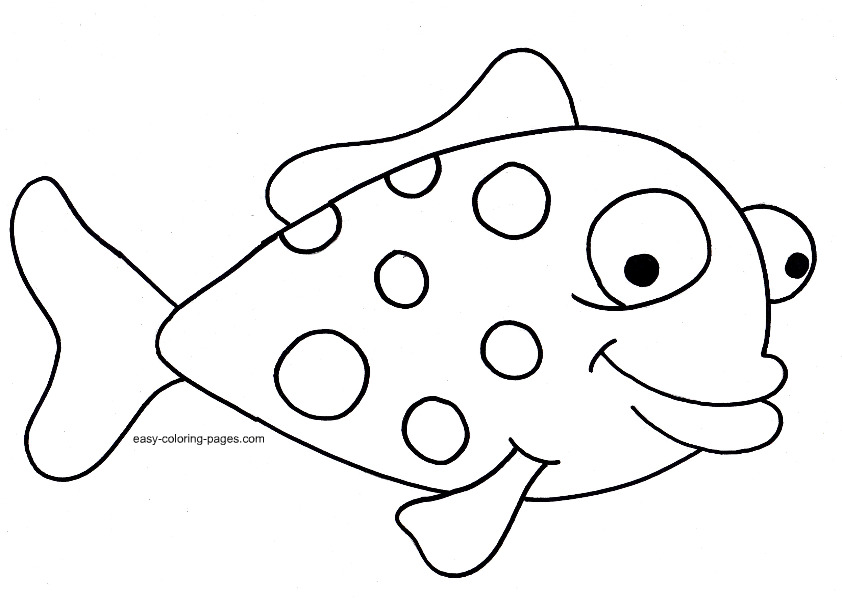 Coloring Pages Fish | Animal Coloring Pages | Kids Coloring Pages 