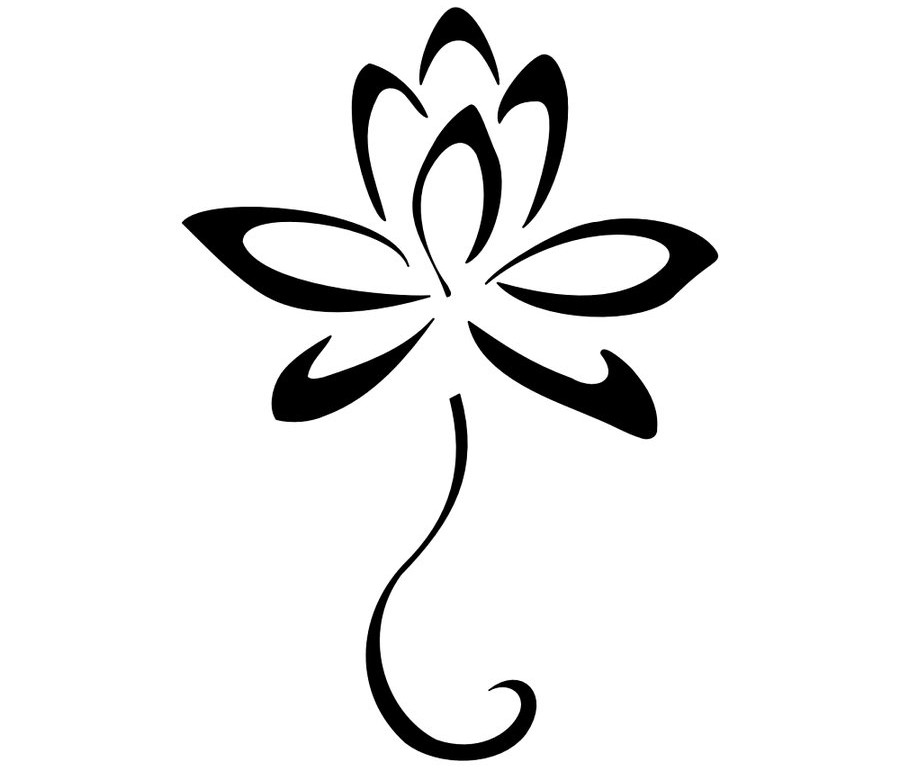Lotus Flower Black And White Wallpaper � Free latest HD Hairstyle 