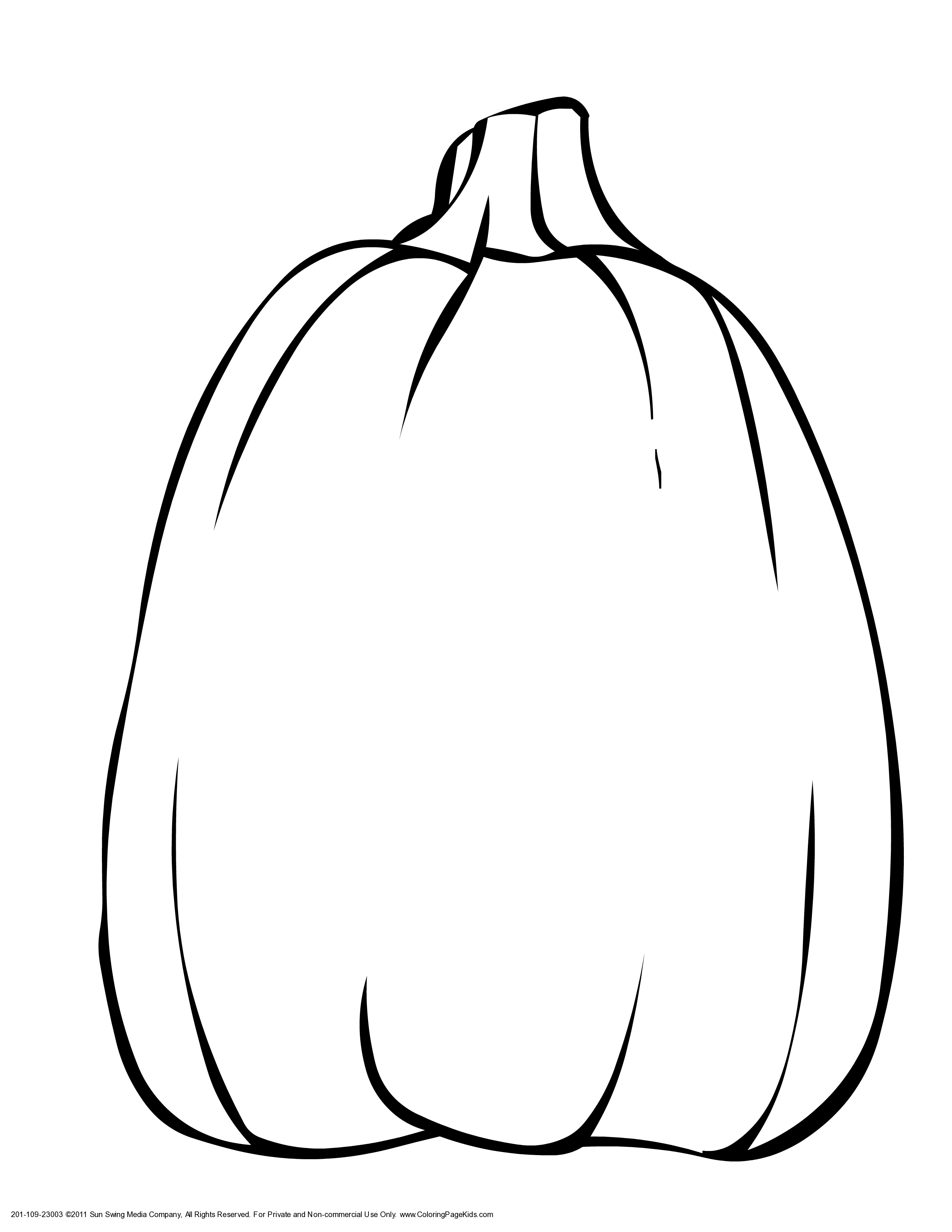 pumpkin outline Colouring Pages (page 3)