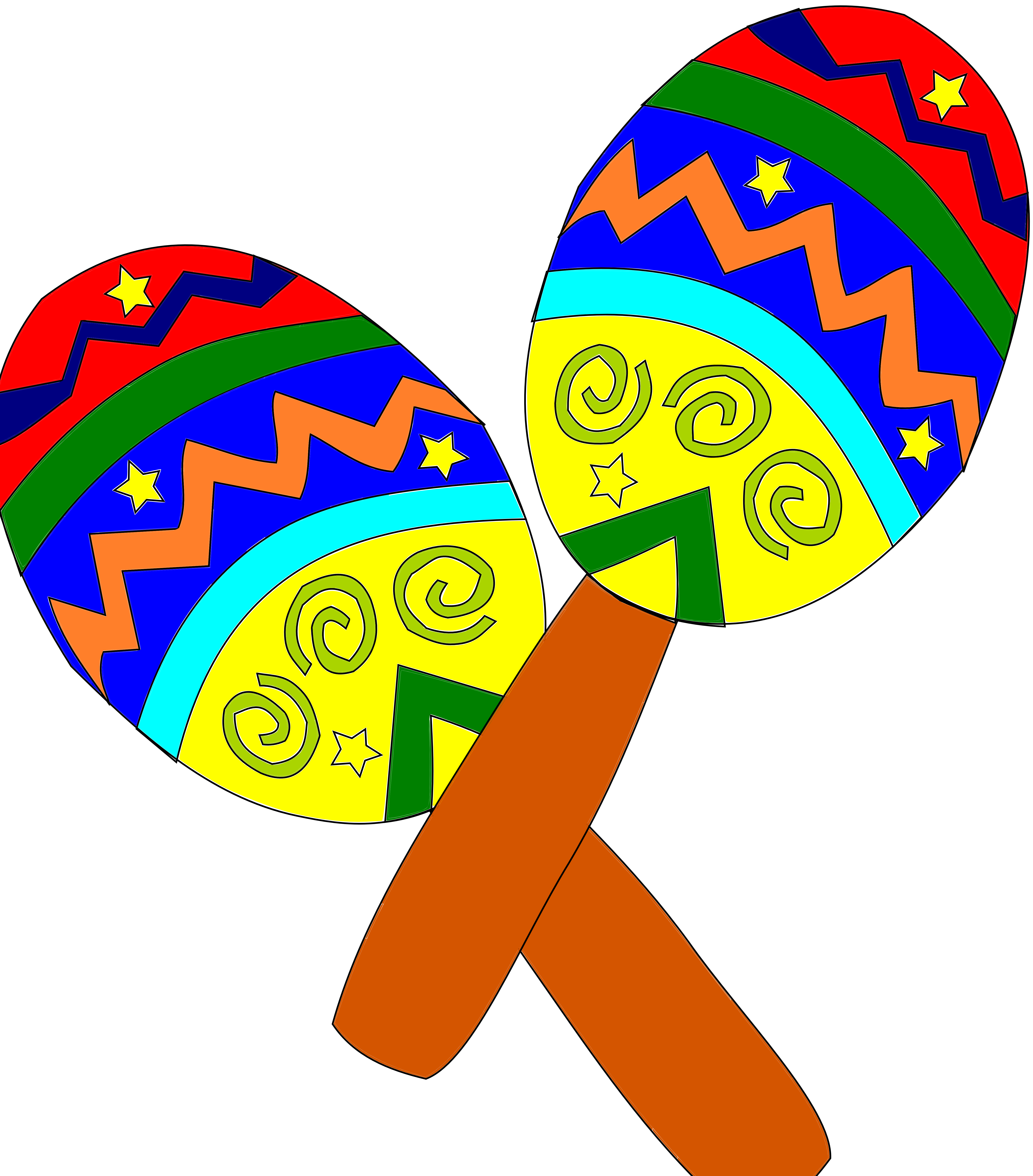 Trends For  Maracas Coloring Pages