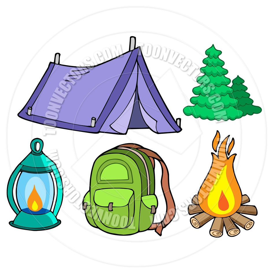 Cartoon Camping Clipart - Free Clip Art Images