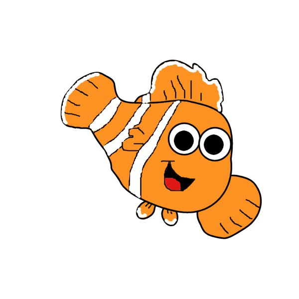 Finding Nemo Clip Art Black And White | Clipart library - Free 