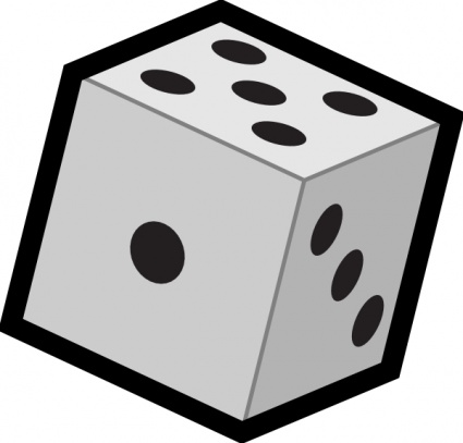 Black And White Dice Clipart | Clipart library - Free Clipart Images