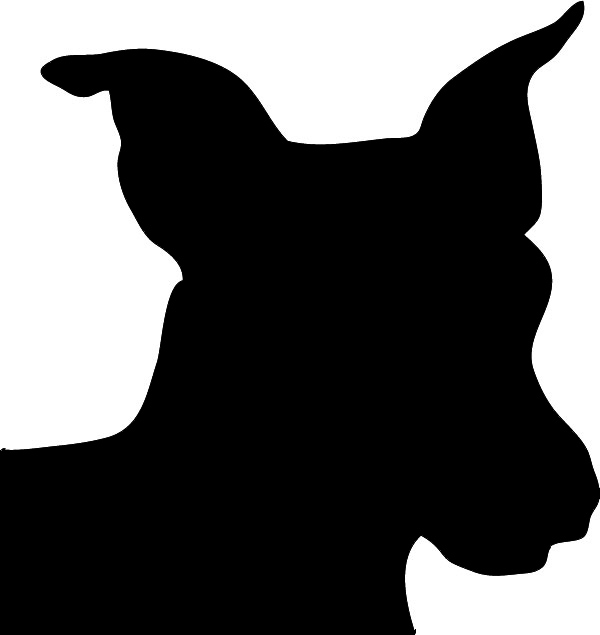 free clipart dog silhouette - photo #49