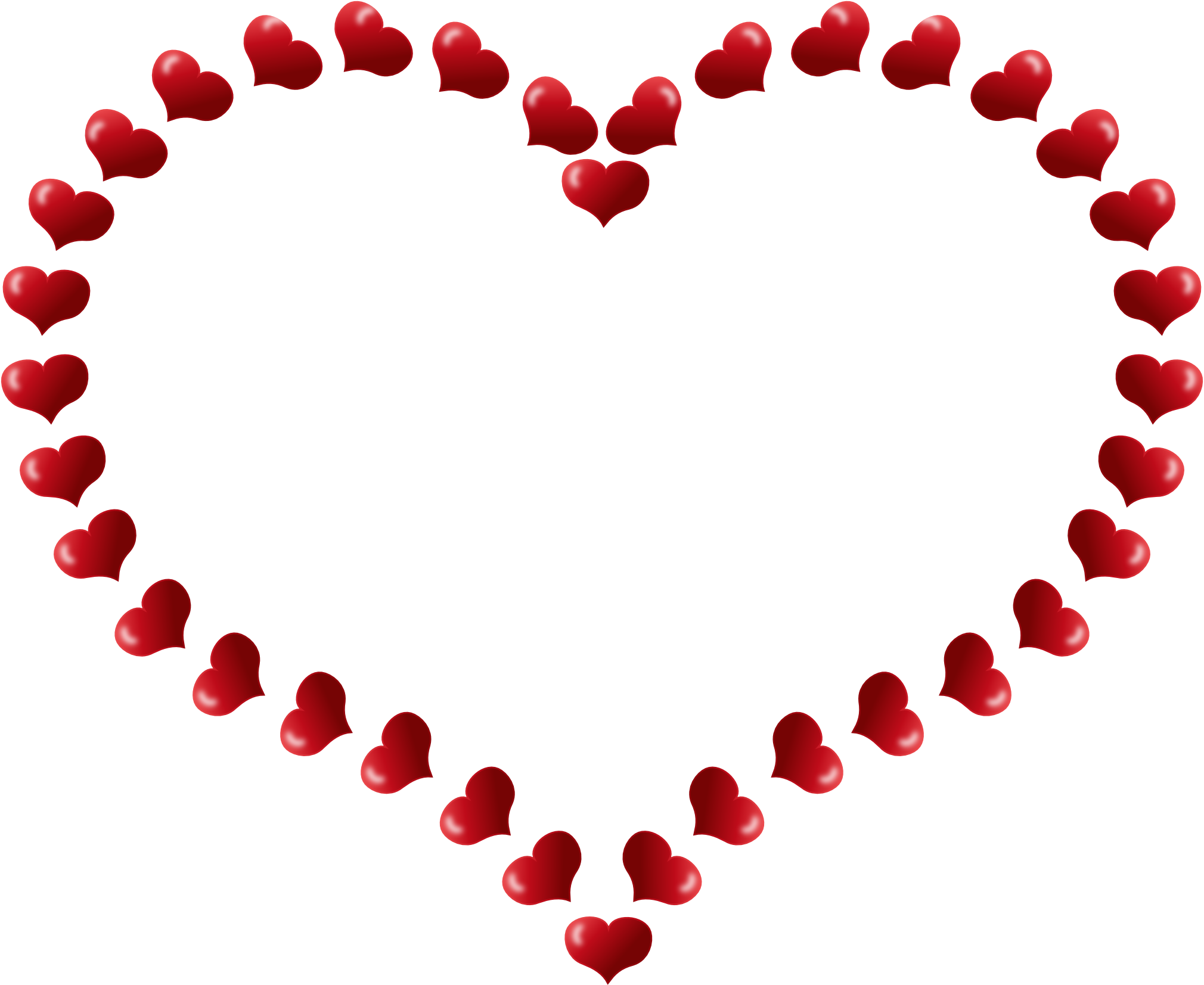 Heart Shapes Clip Art - Clipart library