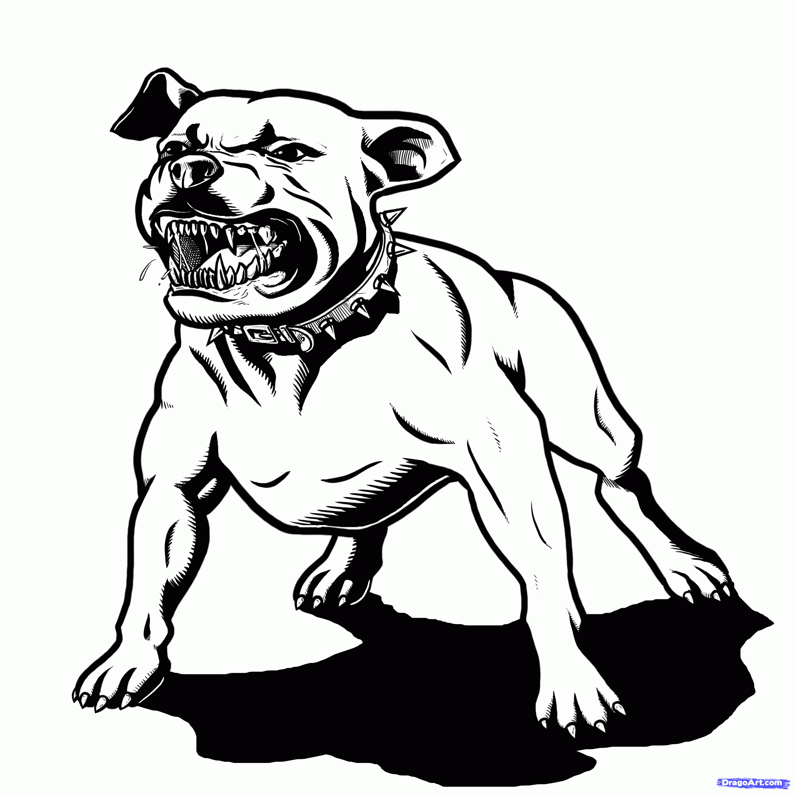 Line Drawing Dog - Clipart library
