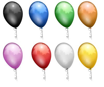 Balloons Free Clip Art - Clipart library