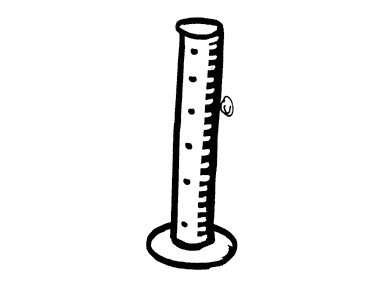 graduated cylinder - Clip Art Gallery
