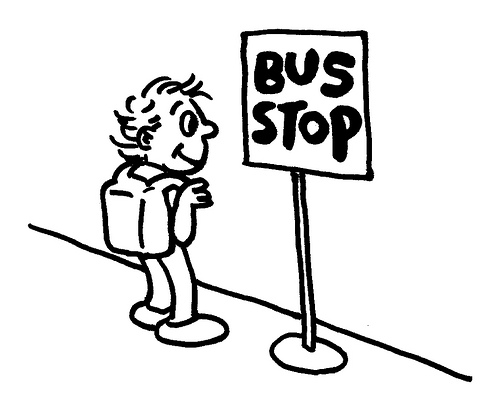 bus stop clipart - photo #19