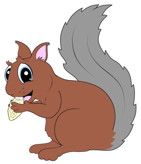 clip art cartoon squirrel - photo #10