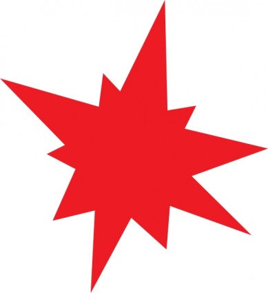 Free red star clip art Free vector for free download (about 107 