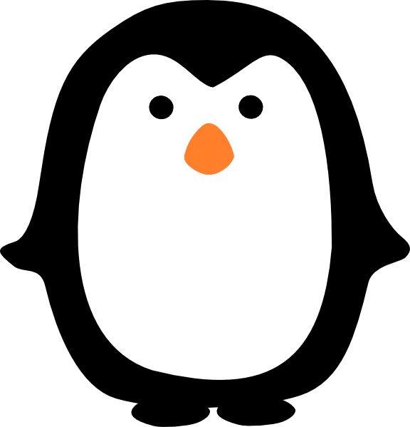 Cute Cartoon Penguin - Clipart library