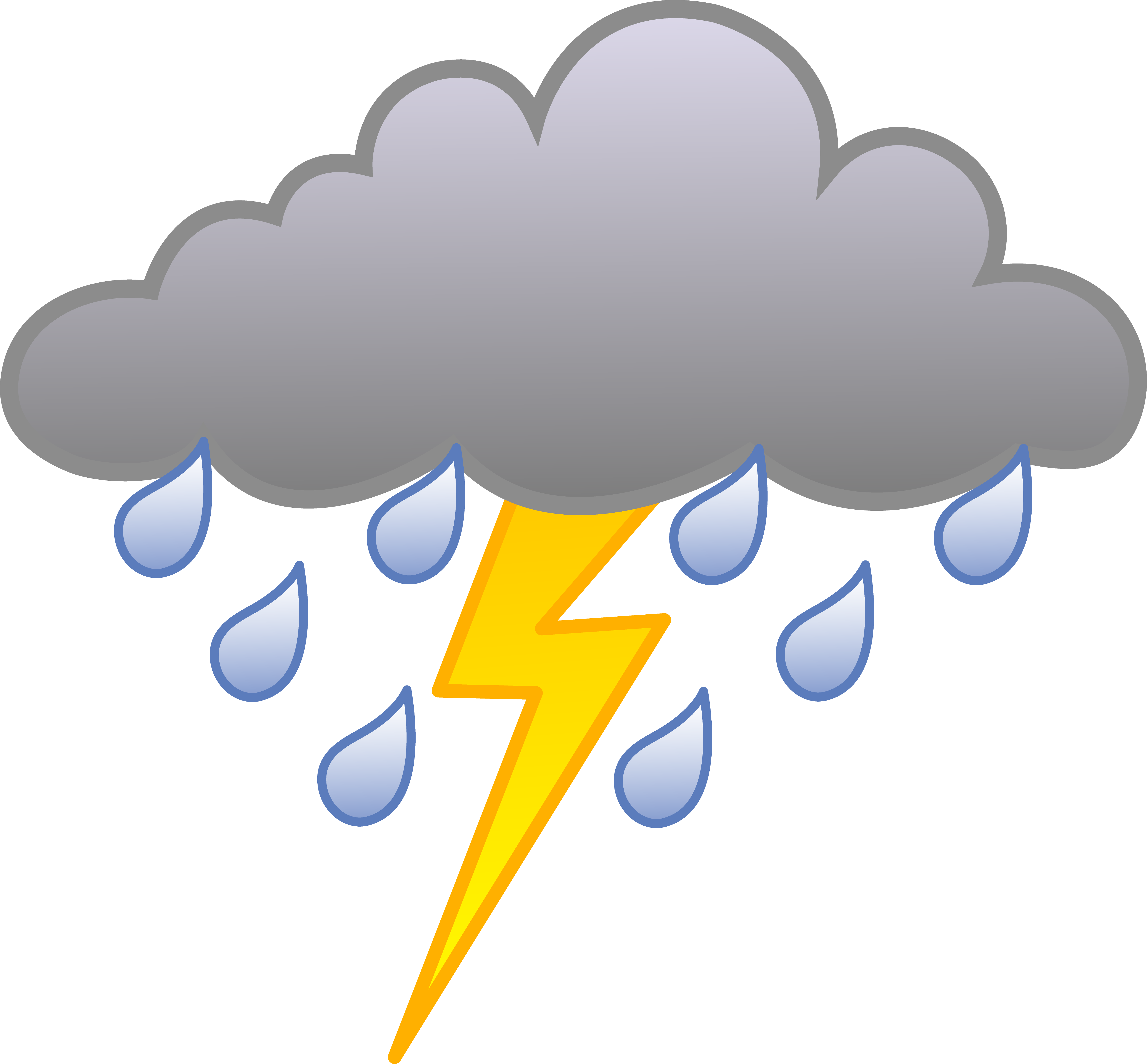 Free Thunder And Lightning Clipart Download Free Thunder And Lightning Clipart Png Images Free Cliparts On Clipart Library