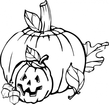 Halloween Clip Art Black And White Pumpkin | Clipart library - Free 