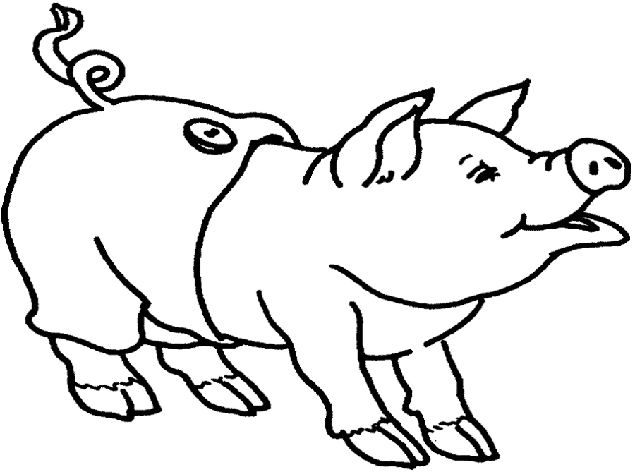 Pig-Wear-Pants-Coloring-Pages