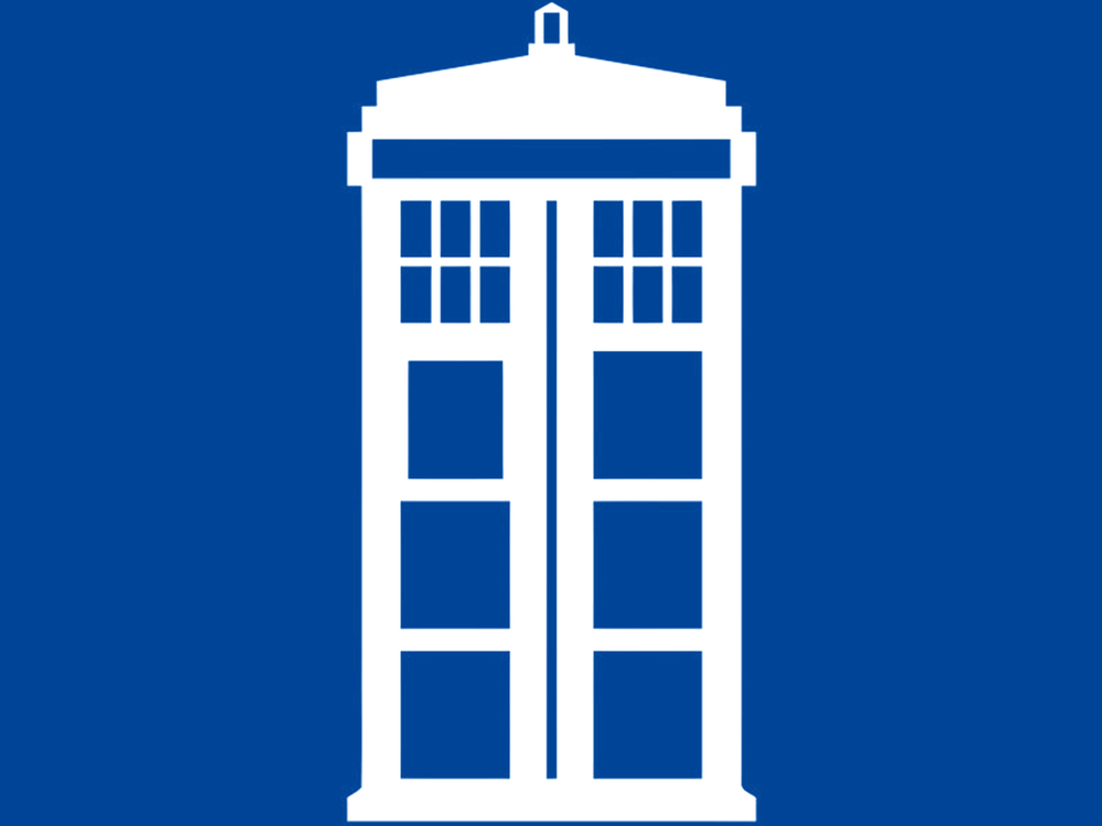 Police Box - Tardis - Doctor Who - White by stickeesbiz on Clipart library