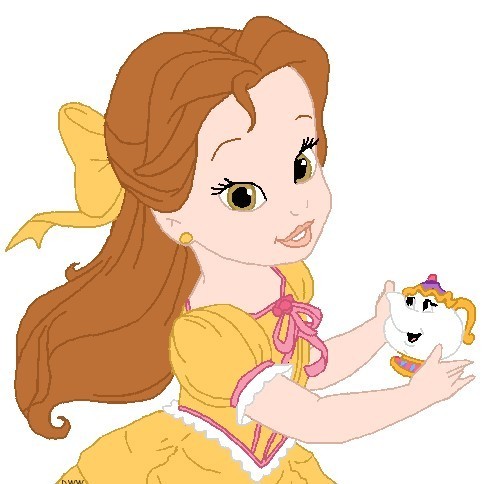 belle baby disney princesses - Clip Art Library