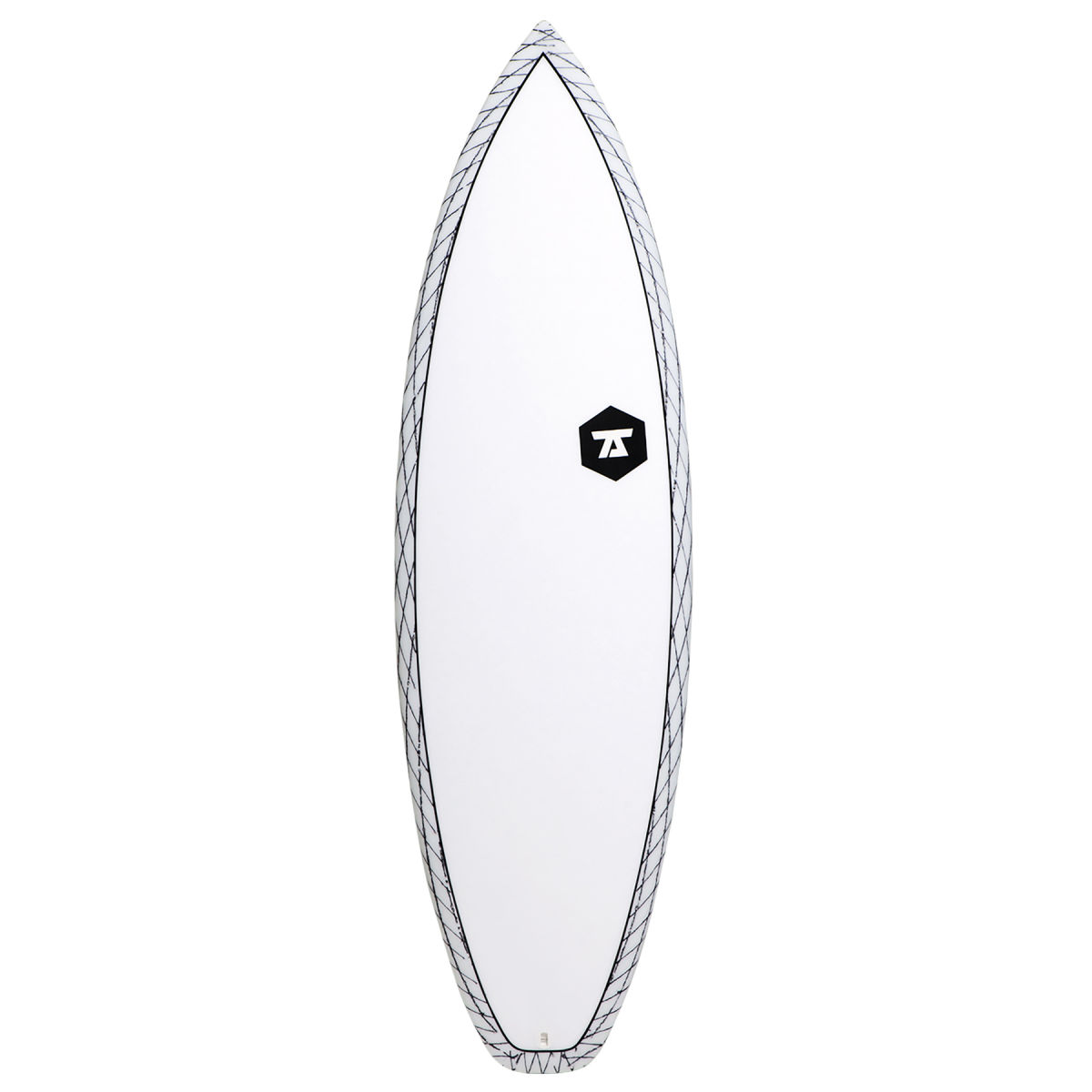 7S Salt Shaker Carbon Vector Surfboard - White | Free UK Delivery