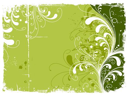 Trend Green Flowers Pattern Vector | Free Vector Graphics | All 