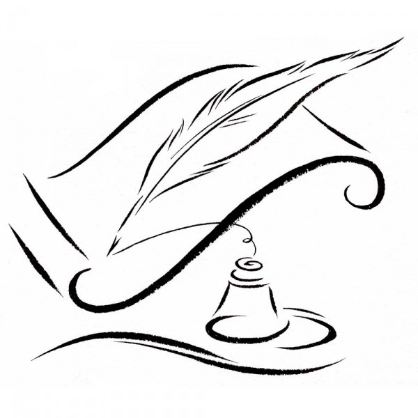 free clip art quill pen and ink - photo #35