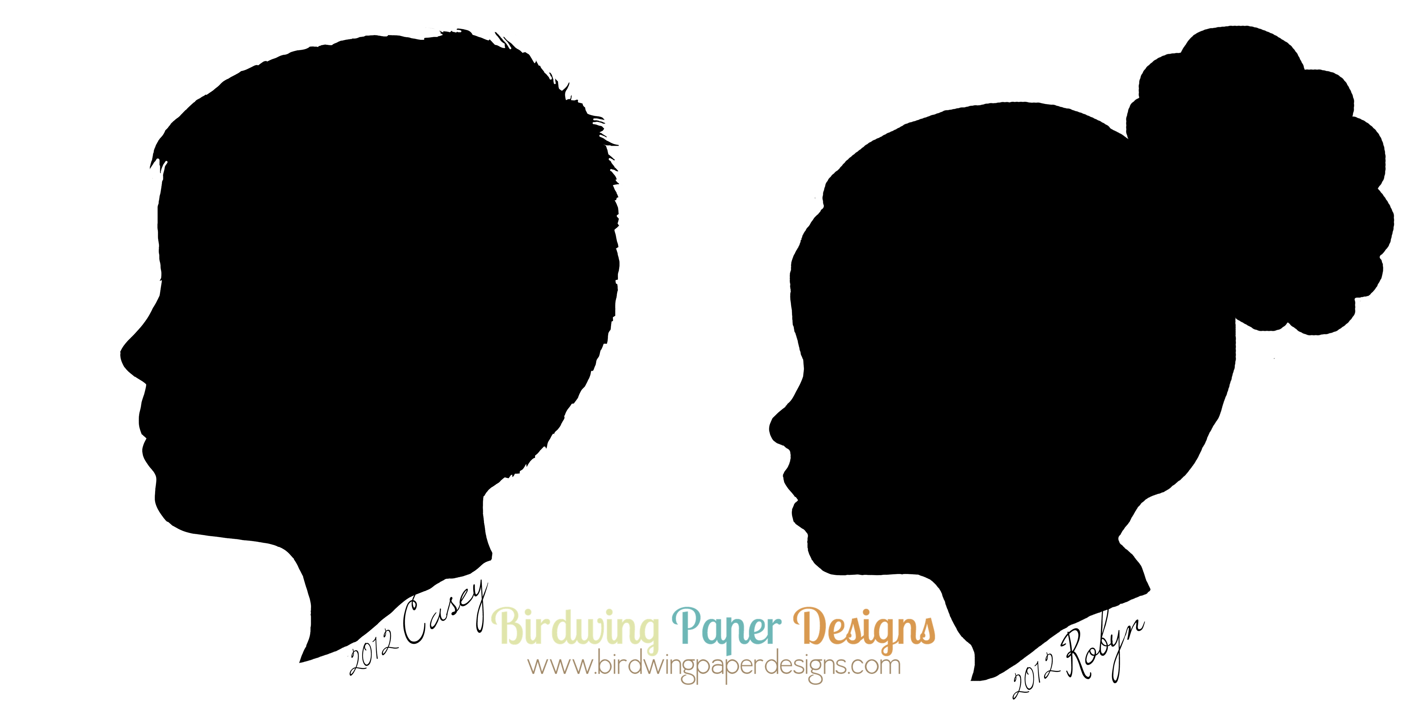 Simple Silhouettes | Birdwing Paper Designs